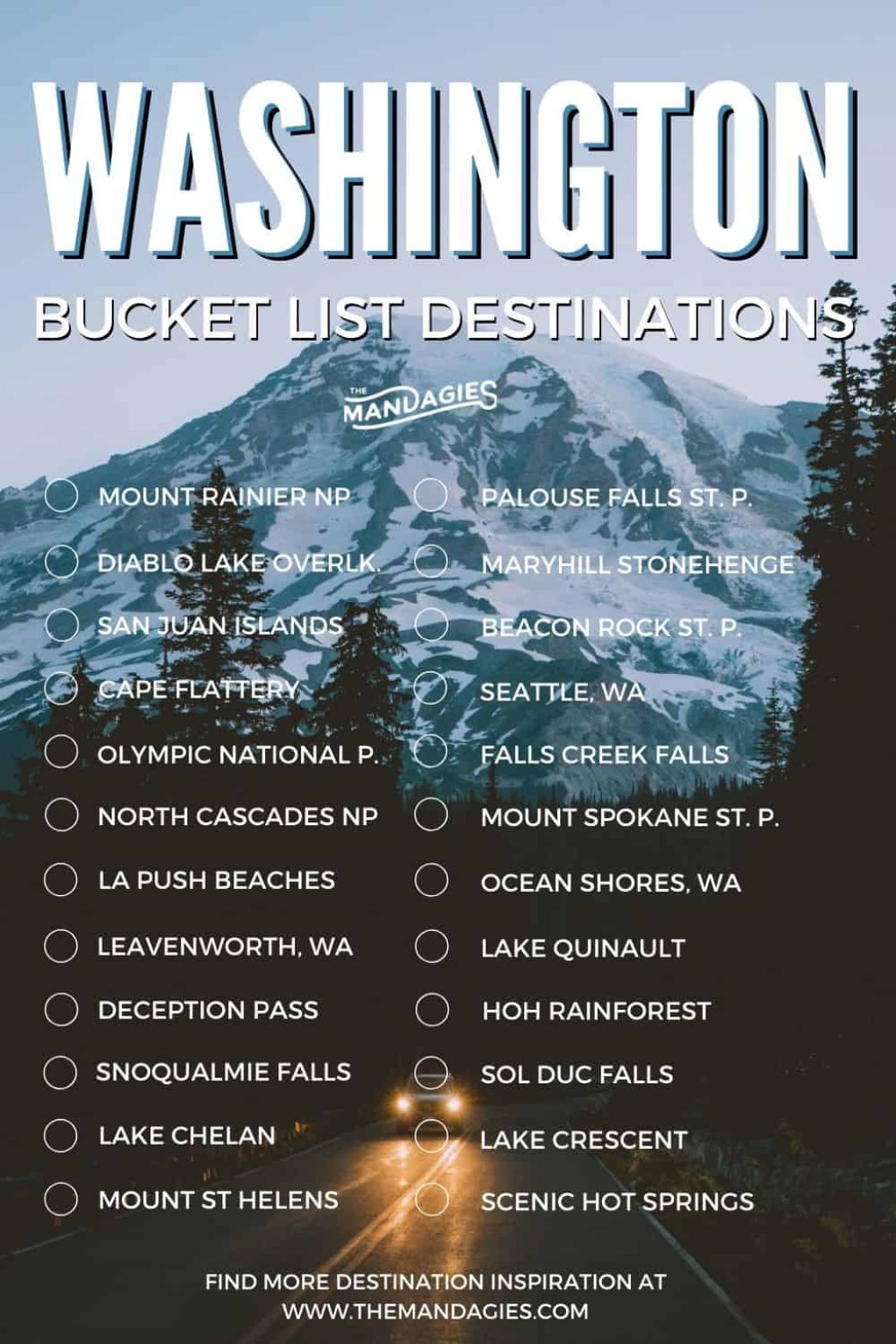Picture of: The + Most Amazing Things To Do In Washington State (Maps